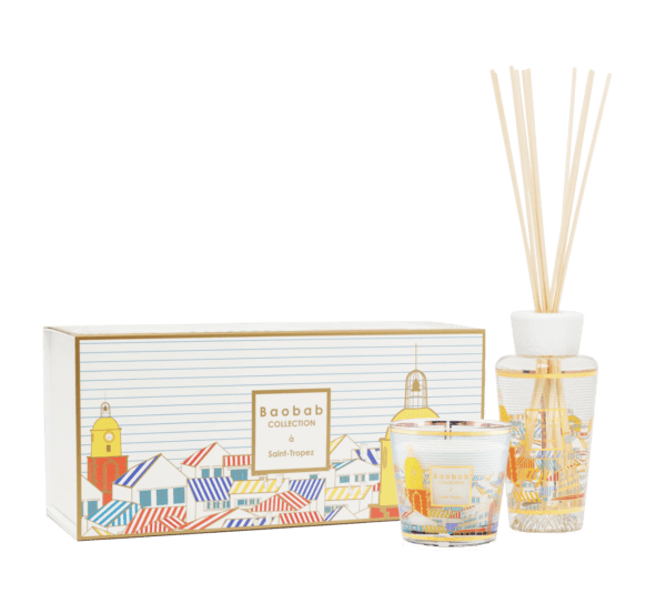 COFFRET BAOBAB - DIFFUSEUR & BOUGIE - SAINT TROPEZ